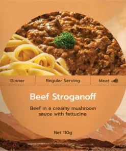 Alternative view of Beef Stroganoff