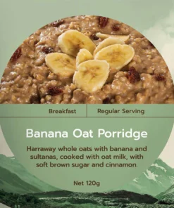 Alternative view of Banana Oat Porridge