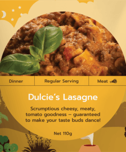 Alternative view of Dulcie’s Lasagne