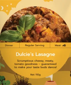 Alternative view of Dulcie’s Lasagne